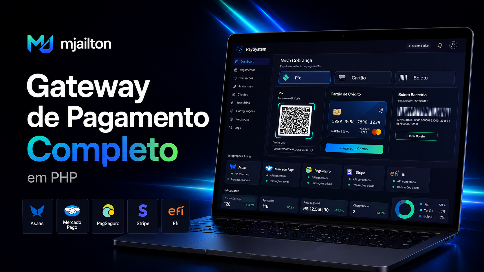Gateway de Pagamento em PHP — Dominando Asaas, Mercado Pago, Stripe e mais