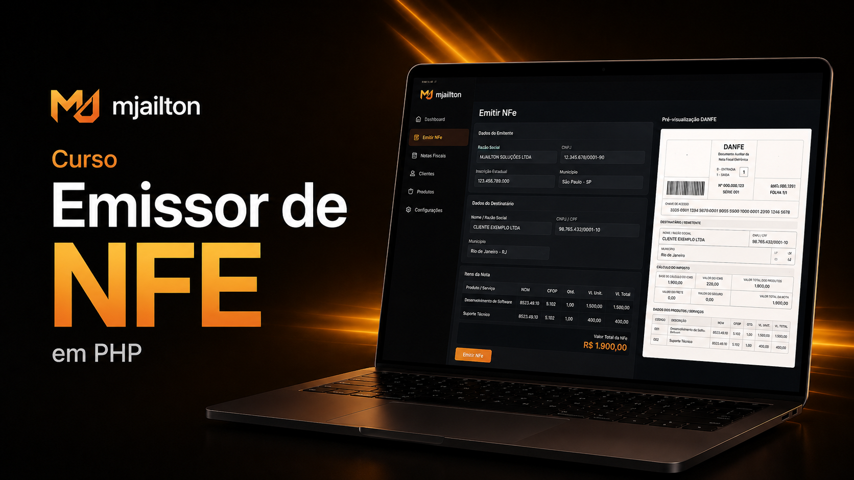 Curso Emissor NFe em PHP 3.0 — Crie um Emissor de Nota Fiscal Eletrônica