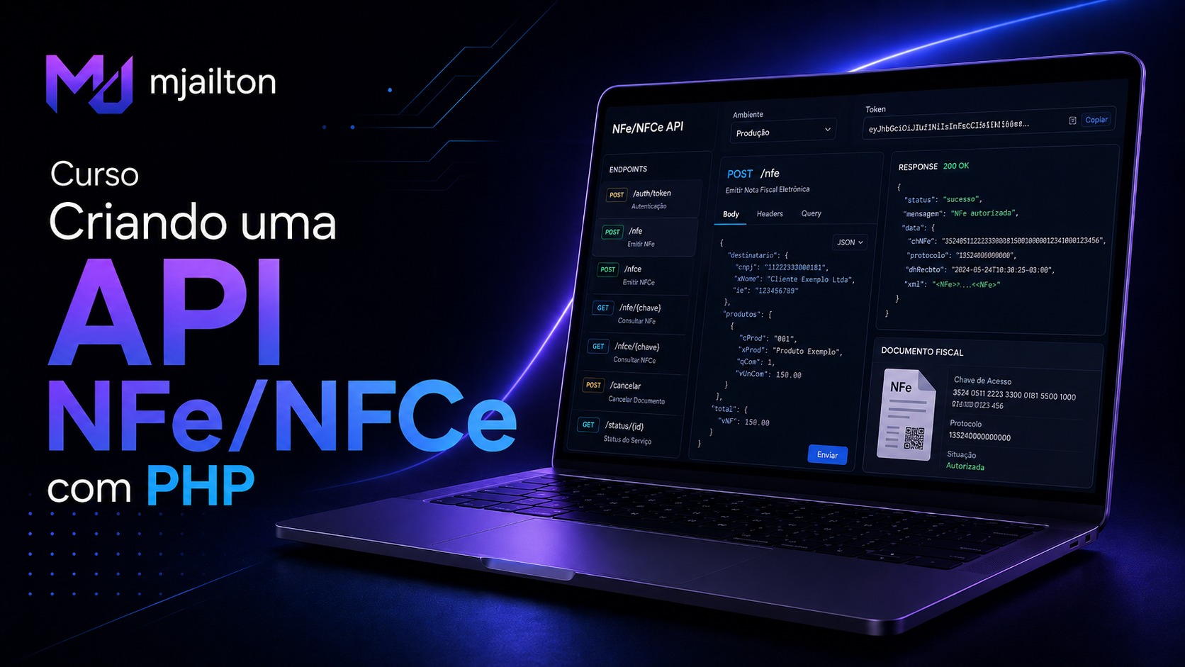 Curso Criando uma API NFe/NFCe com PHP