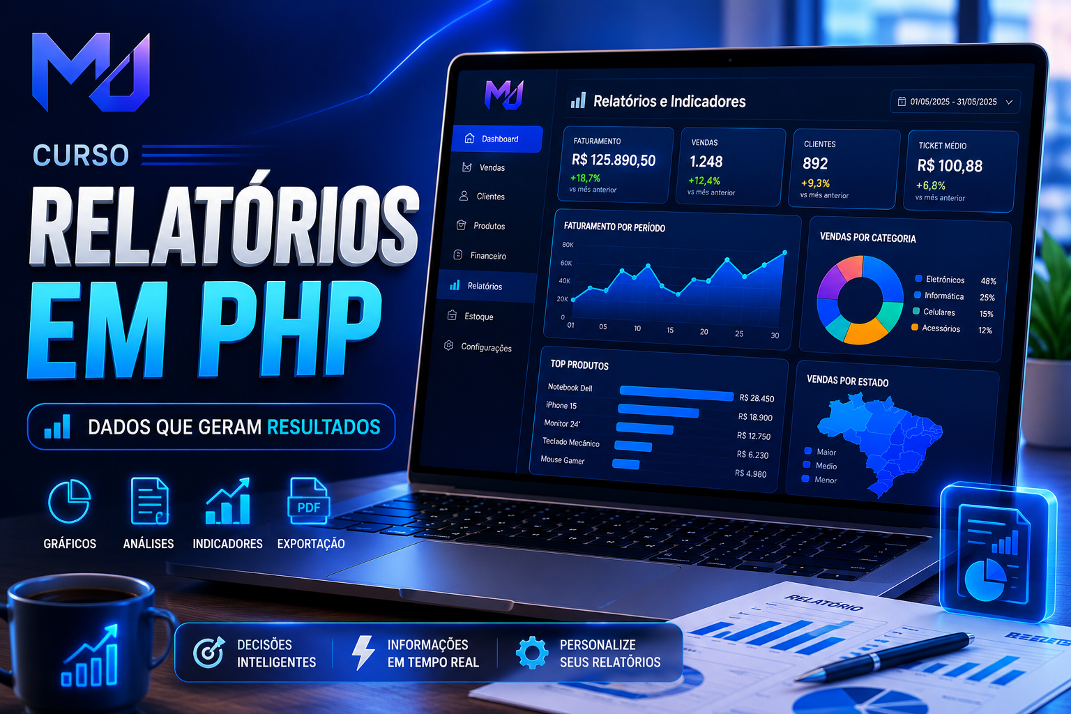 Curso Relatórios em PHP — Criando Relatórios Profissionais para Sistemas
